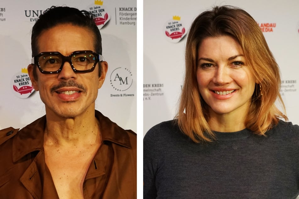 Jorge González (58) und Nina Bott (48) gehören zu den prominenten Unterstützern der Fördergemeinschaft Kinderkrebs-Zentrum Hamburg.