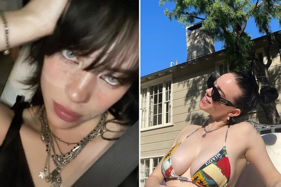 Billie Eilish showed off her summer style in a new photo shared over the weekend.