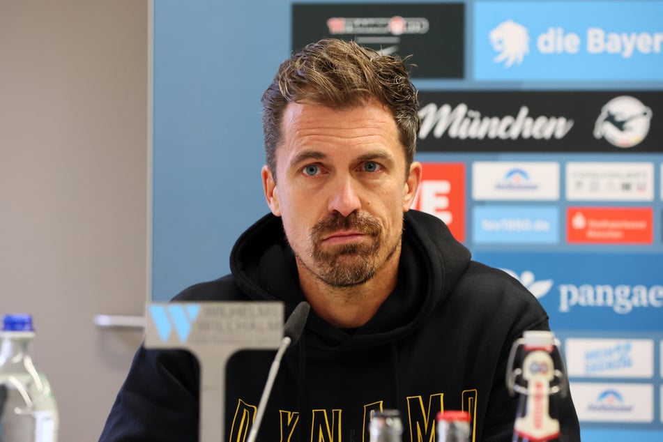 Hätte sich eine ruhigere Schlussphase gewünscht: Dynamos Cheftrainer Thomas Stamm (41).