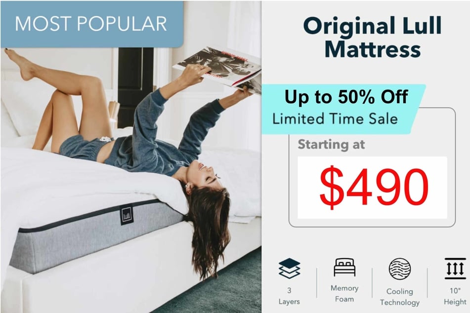 Want classic comfort? The Original Lull Mattress is now 50% off.