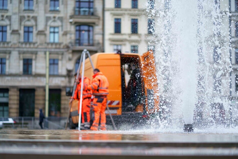 Leipzig: Es sprudelt wieder: Leipziger Springbrunnen-Saison beginnt!