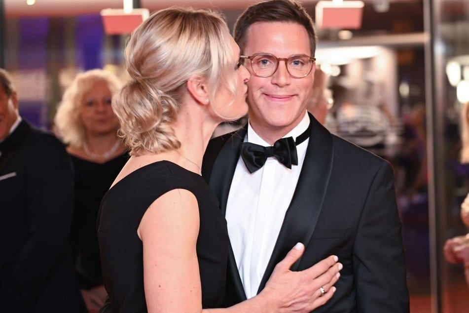 Franziska Hagel und Manuel Hagel (37, CDU) besuchten zusammen den Landespresseball im November 2025.