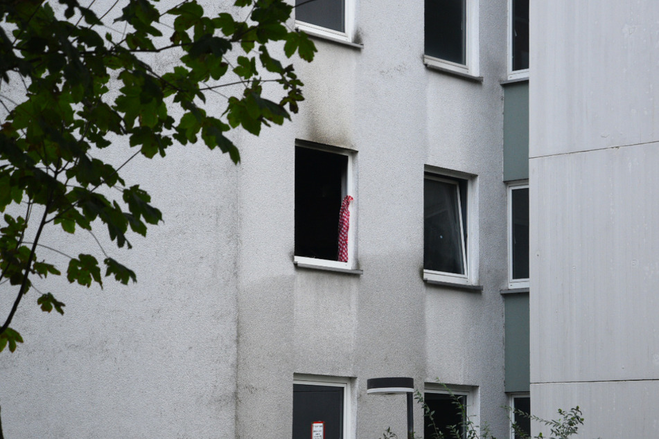 Hier lässt sich das Ausmaß der Brandschäden erahnen.