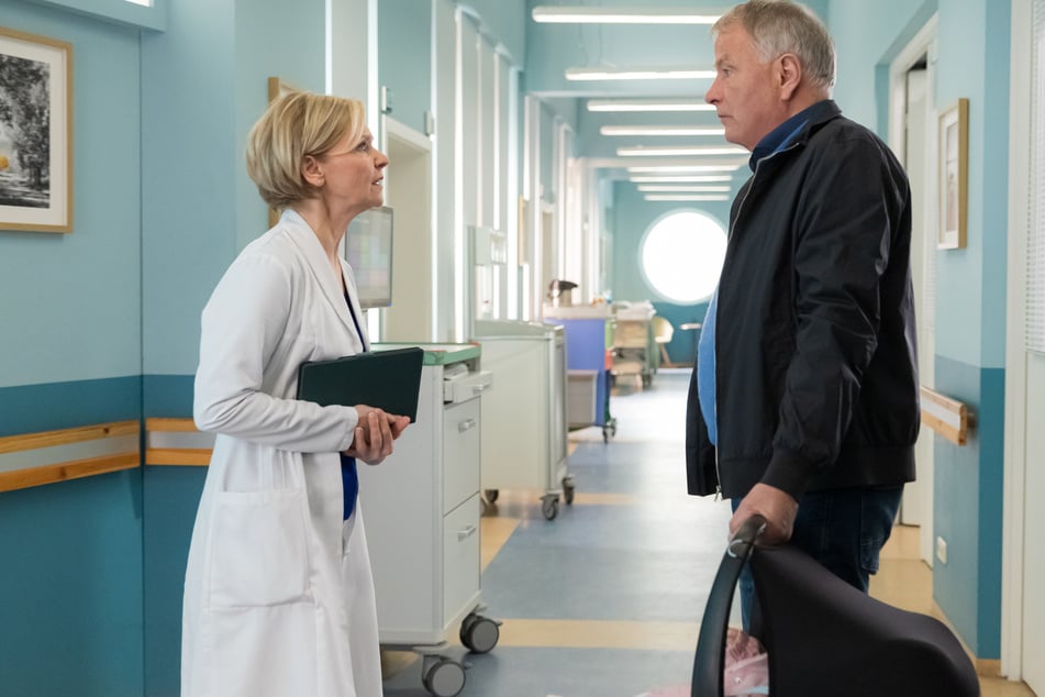 Kathrin Globisch wirft ihrem Mann vor, dass er Wilmas Eltern aus der Klinik heraus nicht auf dem Laufenden gehalten hat.