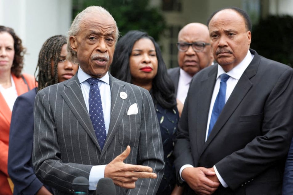 On Tuesday, Reverend Al Sharpton (l) and other civil rights leaders revealed they will soon host a march to defend voting rights in Washington DC.