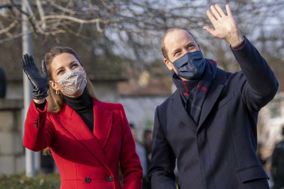 The Duke and Duchess of Cambridge during a visit to the Cleeve Court Residential Care Home in Twerton, UK, on the final day of their Royal Train tour.