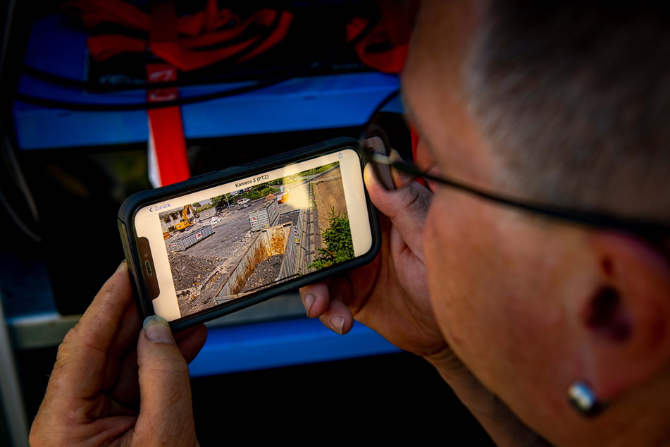 Die Überwachung kann live per App verfolgt werden.