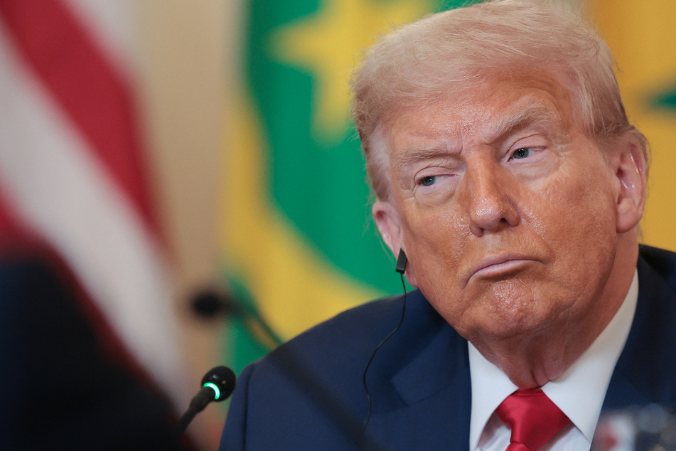 President Trump complimented the president of Liberia on his English-speaking skills – despite English being the official language of the West African nation.