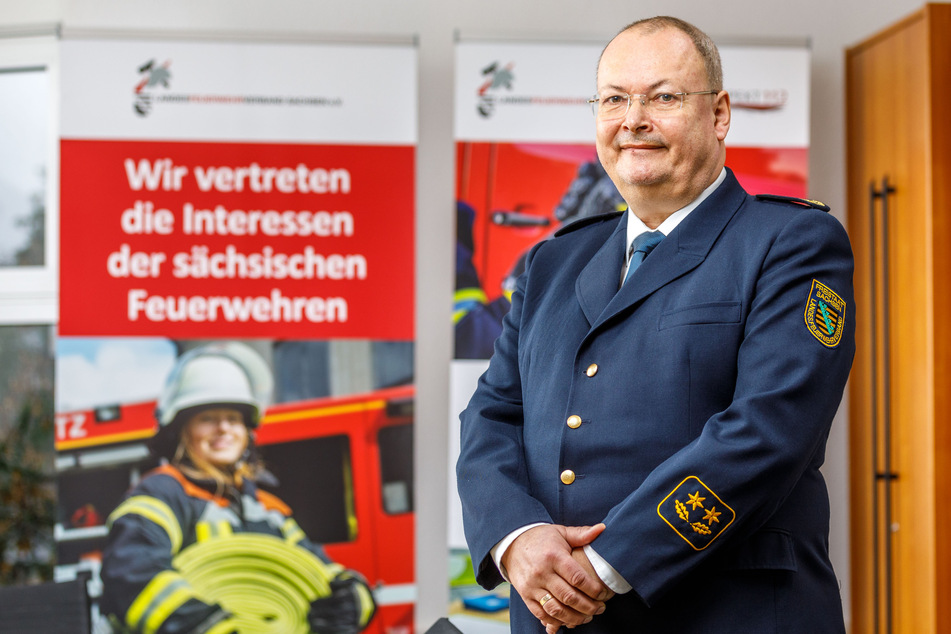 Andreas Rümpel (63), Vorsitzender des Landesfeuerwehrverbandes Sachsen, war Mitinitiator des ENT.