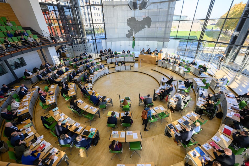 Die zweiten Plenarsitzung im Sächsischen Landtag sorgte für Aufregung.