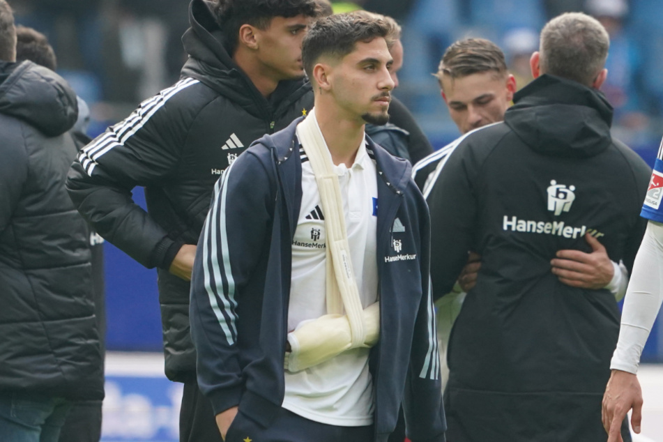 HSV-Mittelfeldspieler Ludovit Reis (23) kugelte sich gegen Greuther Fürth die Schulter aus und fällt vorerst aus.