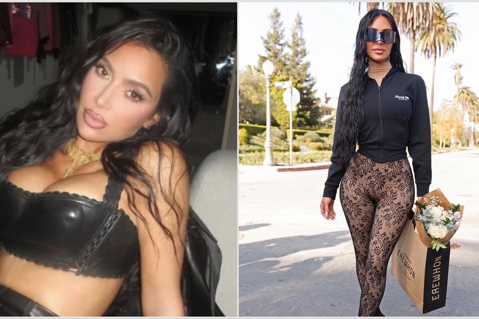 Kim Kardashian glimmers in diamonds in honor of Swarovski x SKIMs collab