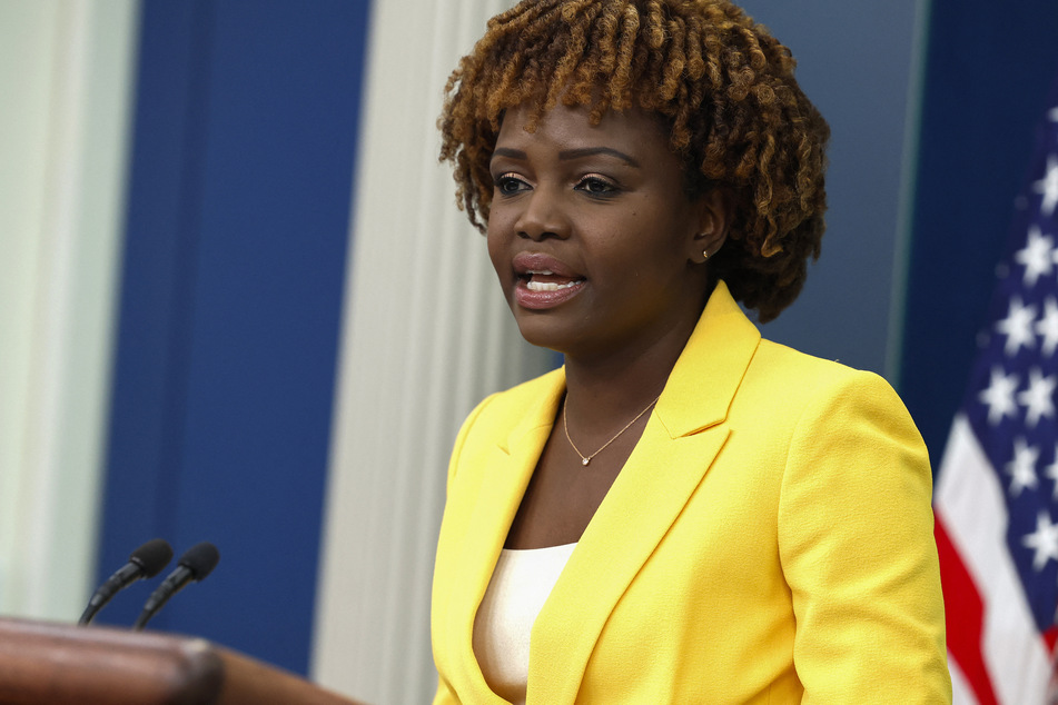 White House Press Secretary Karine Jean-Pierre speaks during the daily press briefing at the White House on September 13, 2022.