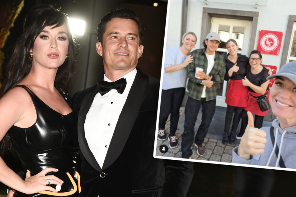 Katy Perry und Orlando Bloom mitten in der deutschen Provinz unterwegs