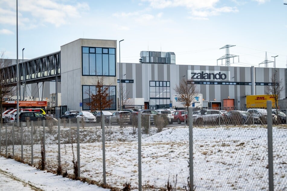 Das Zalando-Logistikzentrum in Erfurt steht vor dem Aus.