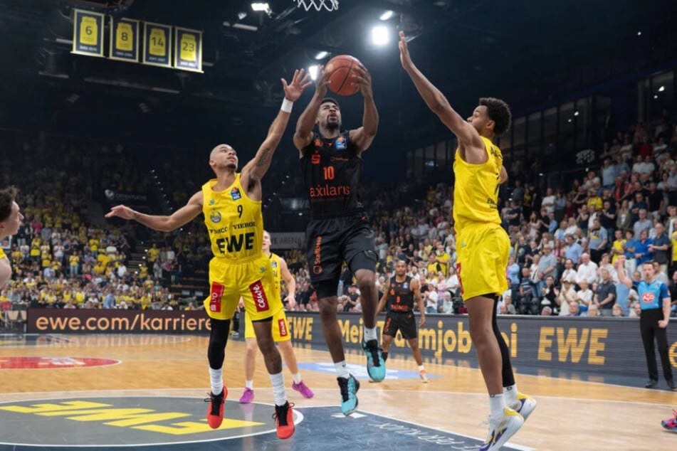 Victor Bailey (26, M.) war am Sonntagabend der beste Werfer bei den Niners.