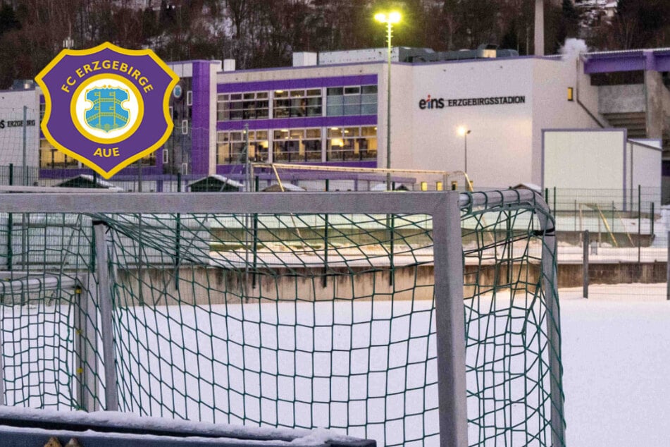 Eisige Elli hat zugeschlagen: Aue-Test gegen Erfurt abgesagt