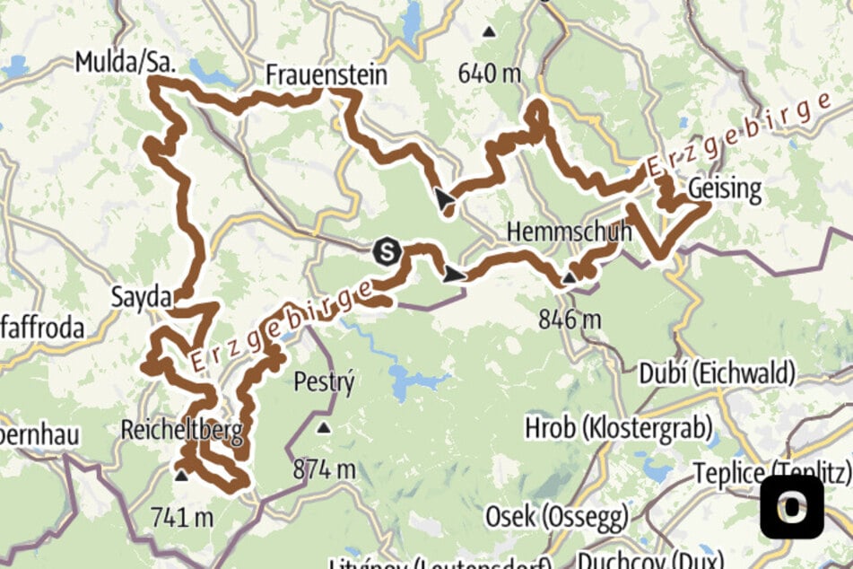 Die Blockline ist 140 Kilometer lang und führt durch wunderschöne Landschaften.