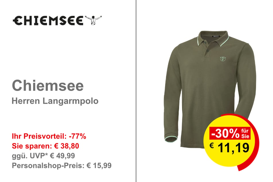 Chiemsee Herren Langarmpolo