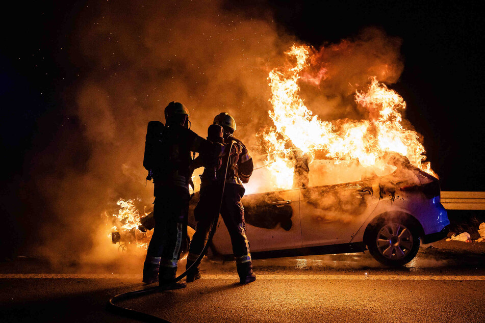 Der Brand konnte von den Freiwilligen Feuerwehren schnell unter Kontrolle gebracht werden.