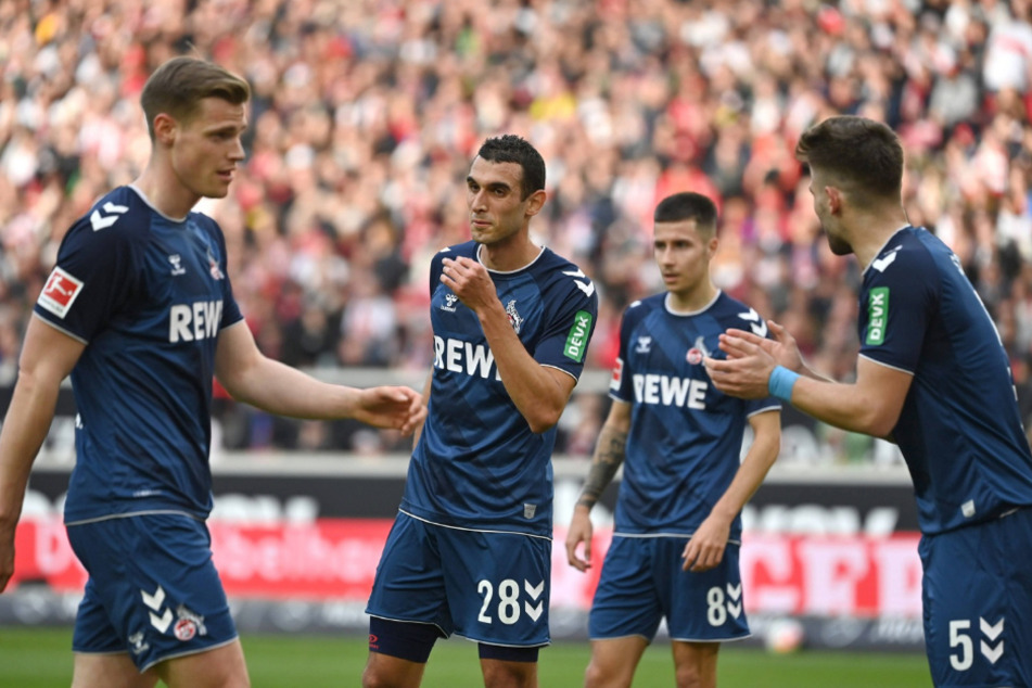 Sichtlich bedröppelt musste sich der 1. FC Köln beim VfB Stuttgart mit 0:3 geschlagen geben...