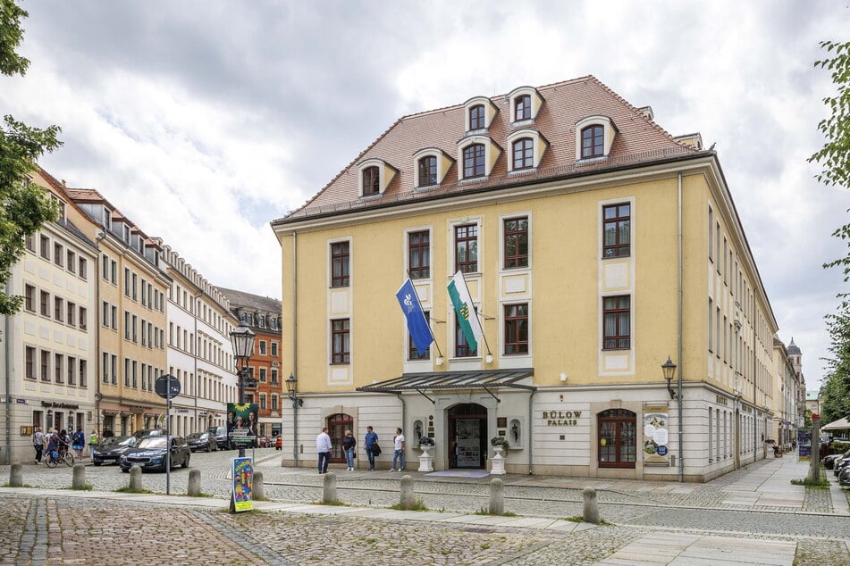 Vom Guide Michelin mit zwei Keys versehen: das "Bülow Palais" an der Königsstraße in der Dresdner Neustadt.