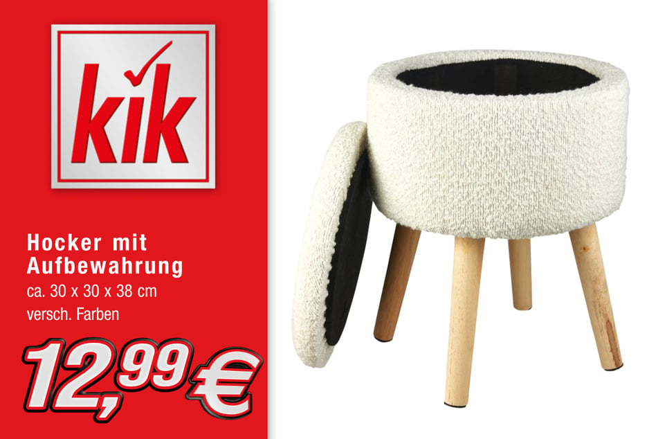 Hocker mit Aufbewahrung