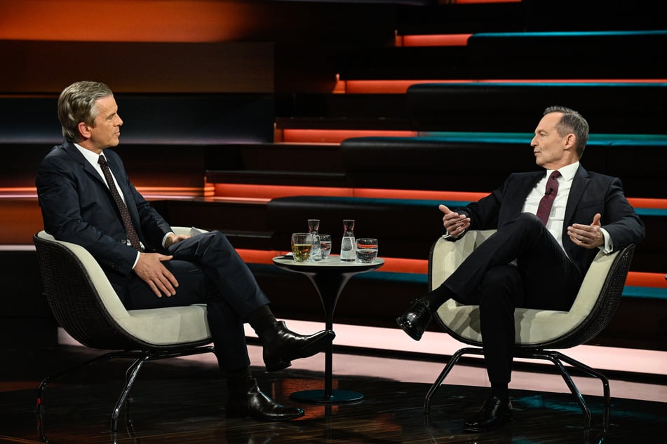 Am Donnerstagabend hatte Markus Lanz (56, l.) den Ex-FDP-Politiker Volker Wissing (55) zu Gast.