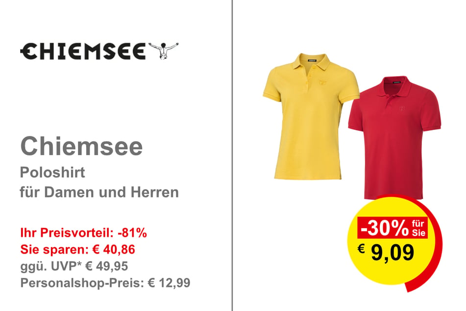 Chiemsee Poloshirt für Damen und Herren
