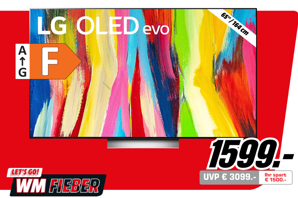 LG-Fernseher OLED65C22LB
für 1.599 statt 3.099 Euro