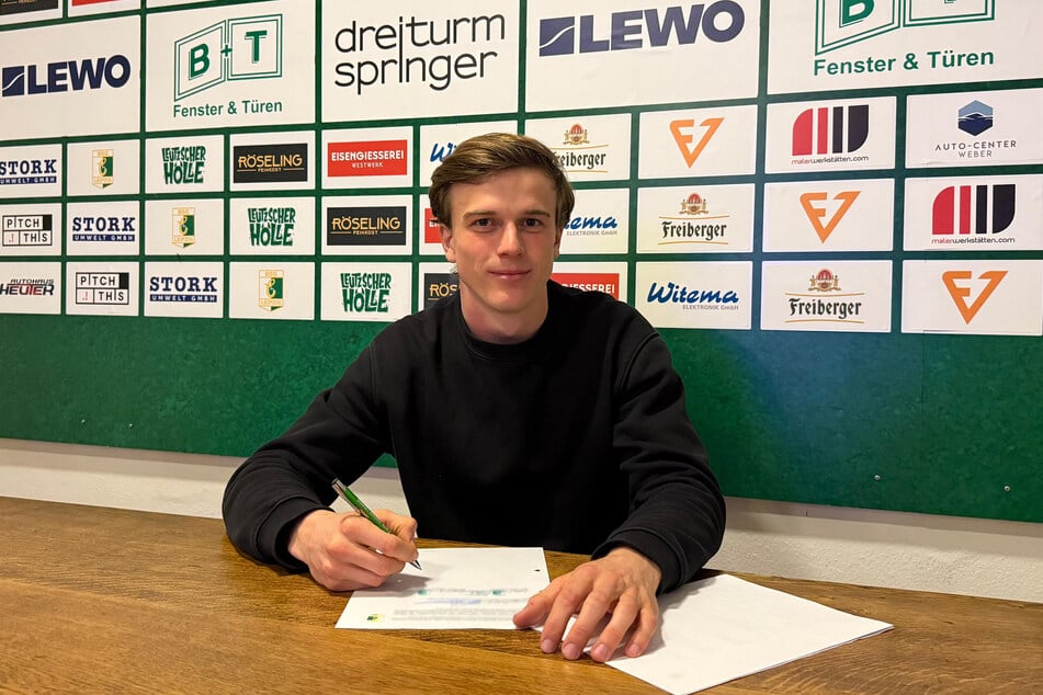 Außenverteidiger Julian Bell (23) ist neu bei Chemie Leipzig.