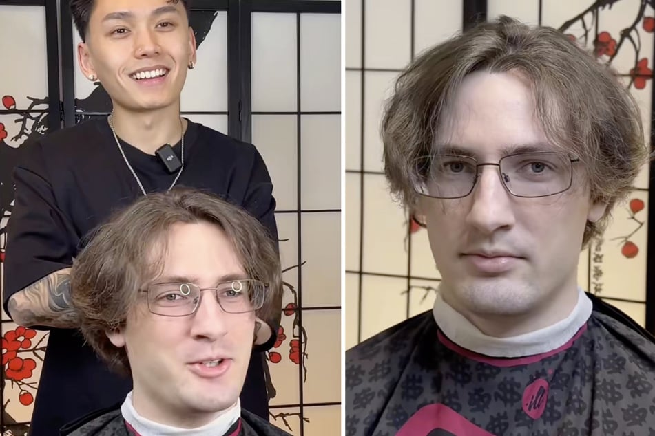 Dieser 29-Jährige wollte auf Anraten seiner Schwester eine moderne Vokuhila ausprobieren.