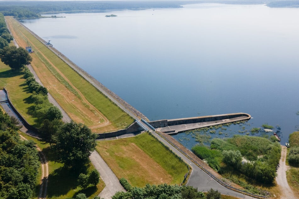 Der Stausee Quitzdorf ist derzeit mit Vorsicht zu genießen. Blaualgen machen das Baden gefährlich.