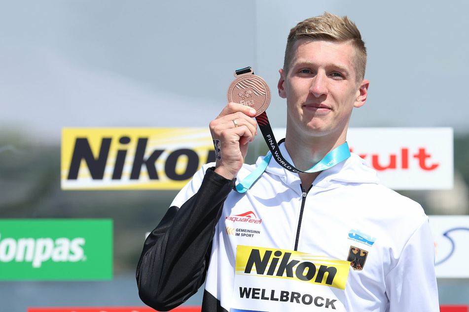 In Budapest hat Florian Wellbrock (24) bei den Schwimm-Weltmeisterschaften fünf Medaillen geholt. (Archivbild)