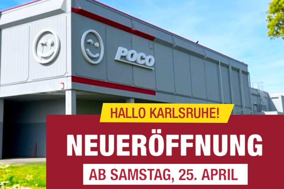 Der neue POCO-Einrichtungsmarkt in Karlsruhe.