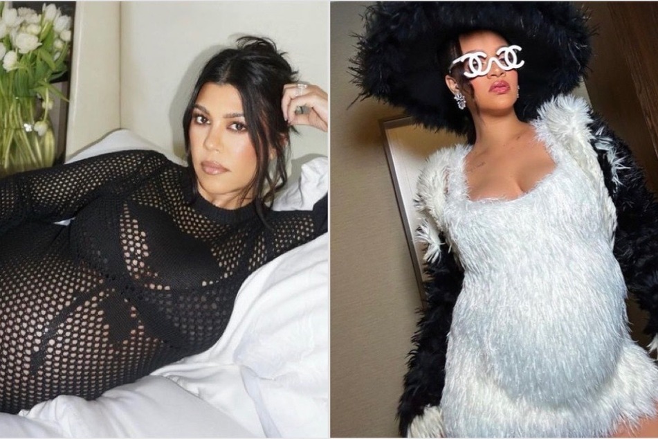 Celebrity mamas like Kourtney Kardashian (l.) and Rihanna (r.) have changed maternity wear with their trendsetting looks during their pregnancies.