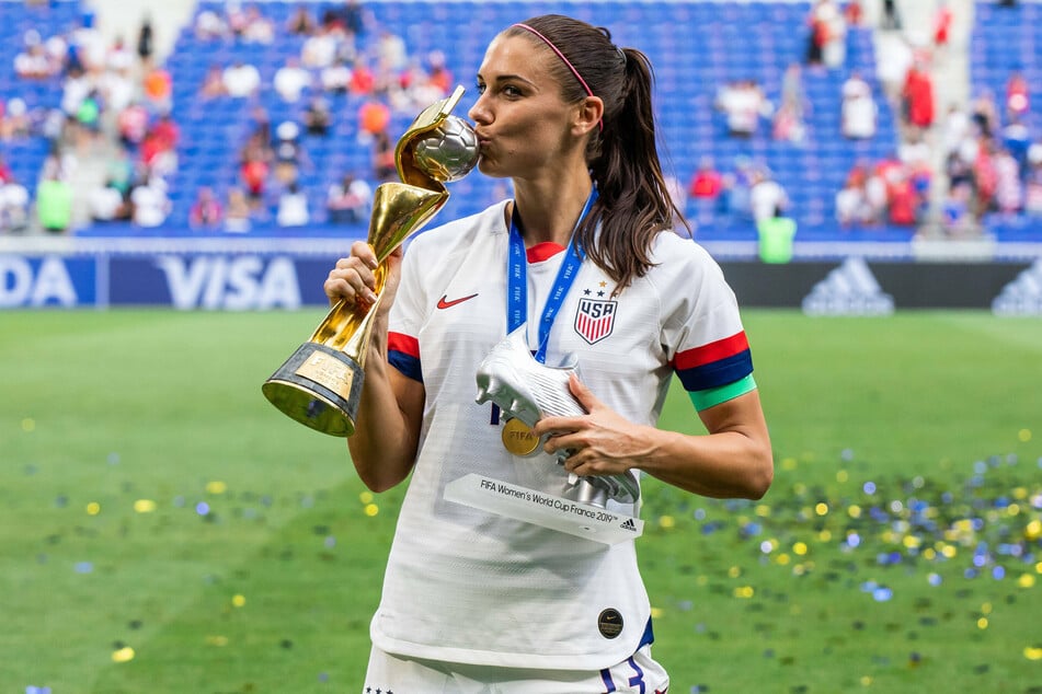 Alex Morgan helped lead the US Women's Soccer team to World Cup victory in 2019.