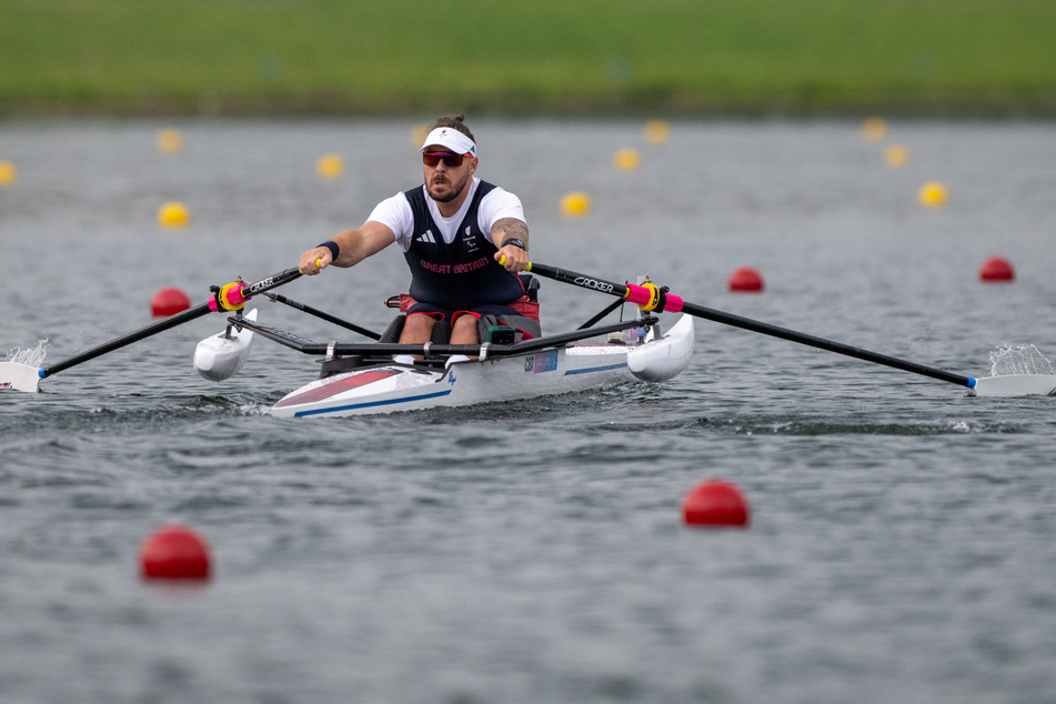 Der Waliser Benjamin Pritchard (32) holte Ruder-Gold bei den Paralympics in Paris.