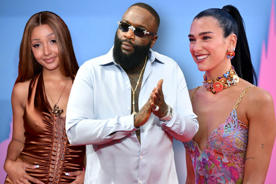 PinkPantheress (l.), Rick Ross (c.), and Dua Lipa (r.) are releasing new music this week that has fans on the edge of their seats!