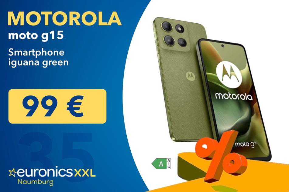 Das Motorola moto g15 für 99 Euro.