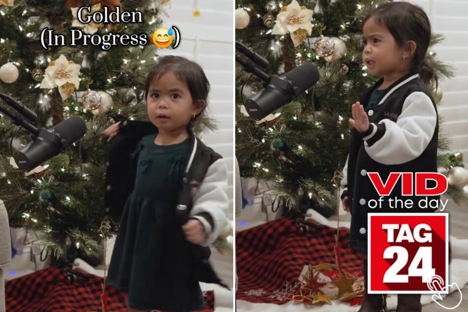 This little girl's sassy Golden performance is pure main-character energy!