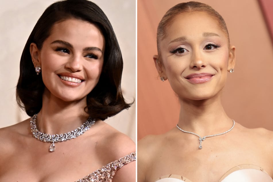 Selena Gomez (l.) shouted out fellow pop star Ariana Grande in a sweet Instagram post reflecting on their supportive friendship over the years.