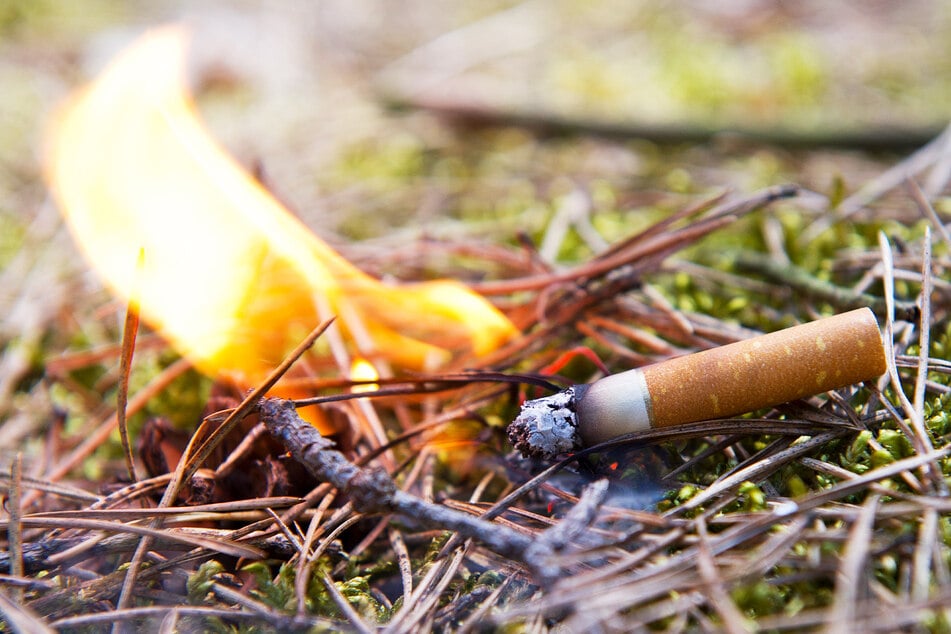 Achtlos weggeworfene Zigarettenstummel können bei der aktuellen Hitze und Trockenheit großes Unheil anrichten.