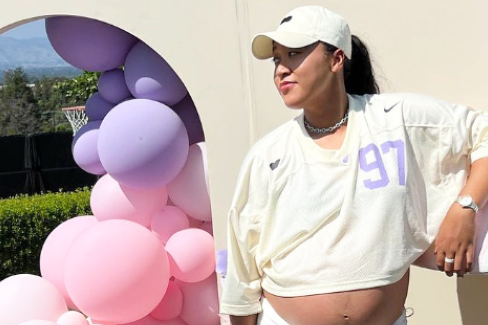 Tennis star Naomi Osaka celebrates her bundle of joy!