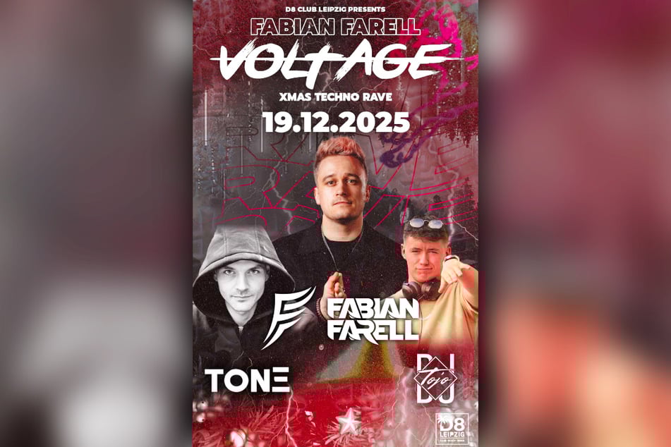 DJ und Musikproduzent Fabian Farell (30) legt am 19. Dezember als Headliner im Club D8 auf.