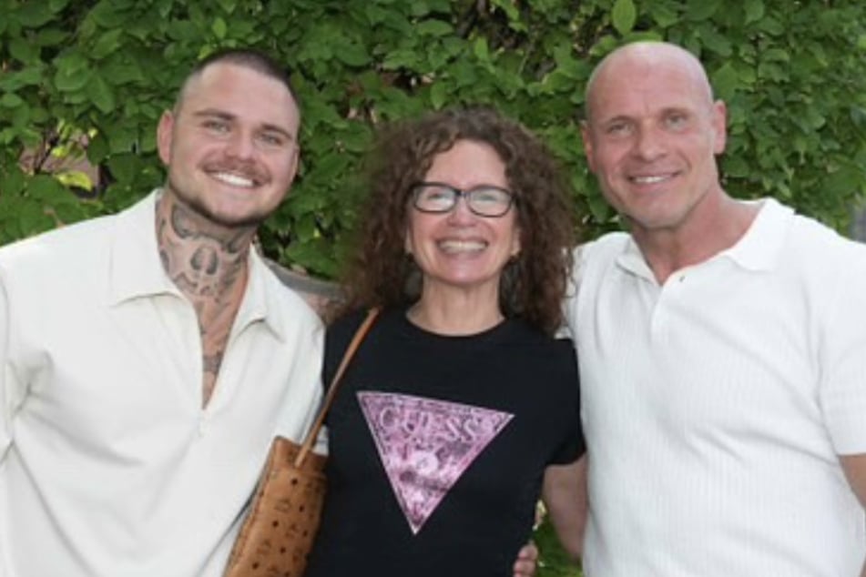 Torsten Legat (57, r.) und seine Frau sind begeistert von Nicos Freundin.