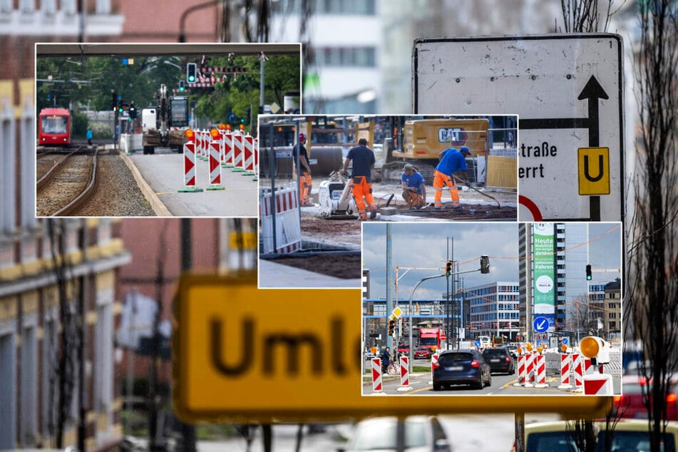 Baustellen Chemnitz: 400 Baustellen in der City: Chemnitz baggert sich ins Chaos