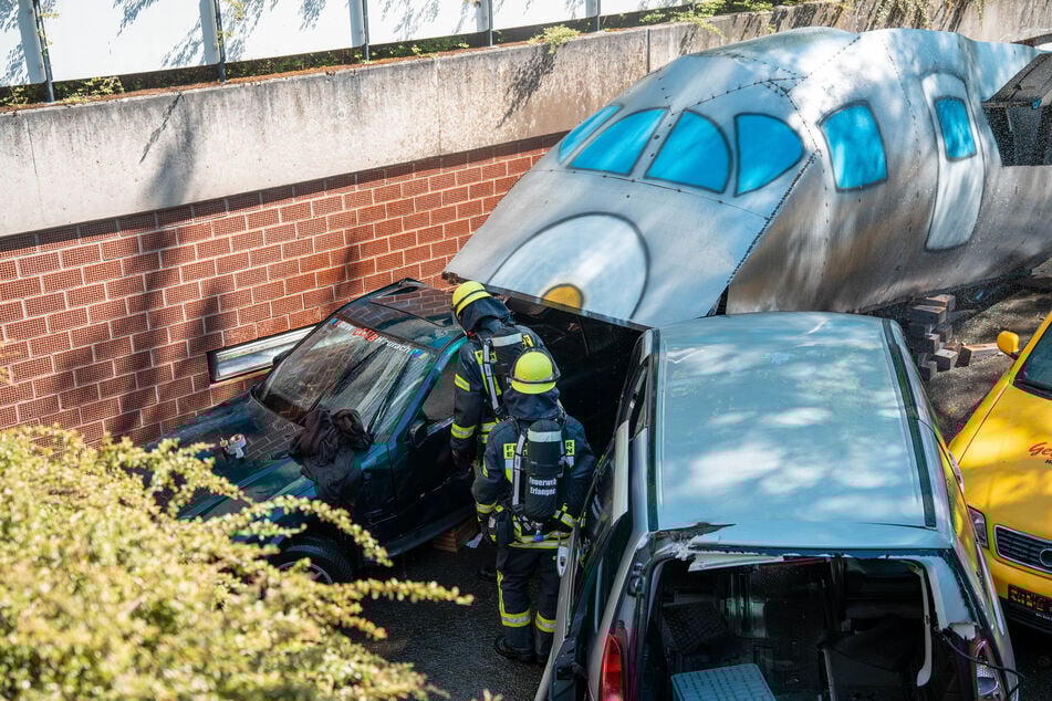 Bei der Übung wurden die Auswirkungen eines Flugzeugabsturzes simuliert.