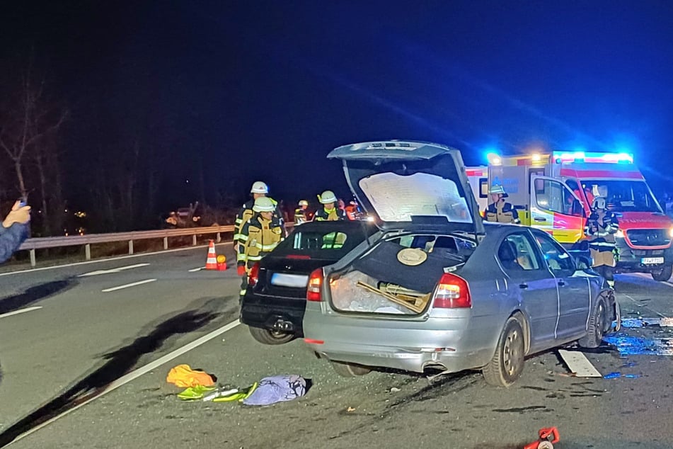 Unter Drogeneinfluss: Frontal-Crash auf der B8 fordert zwei Verletzte