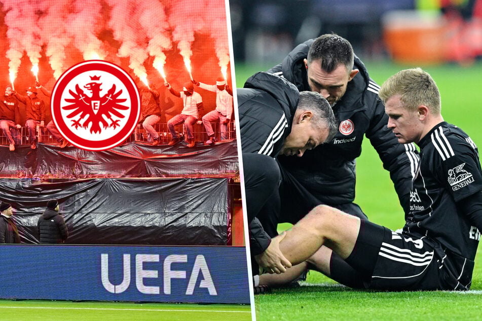 Burkardt-Verletzung, Pyro-Irrsinn und Polizeidurchsage bei Frankfurter Schlappe gegen Atalanta